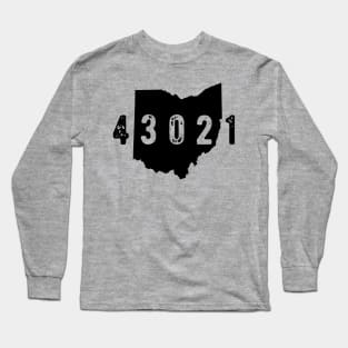 43021 Zip Code columbus Ohio Alum Creek Long Sleeve T-Shirt